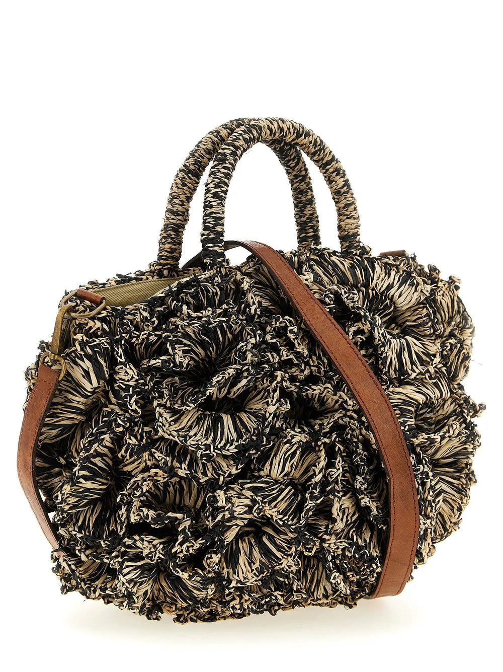 Ibeliv Sample Sale | Ibeliv Bicolor Raffia Handbag - | Designer outlet