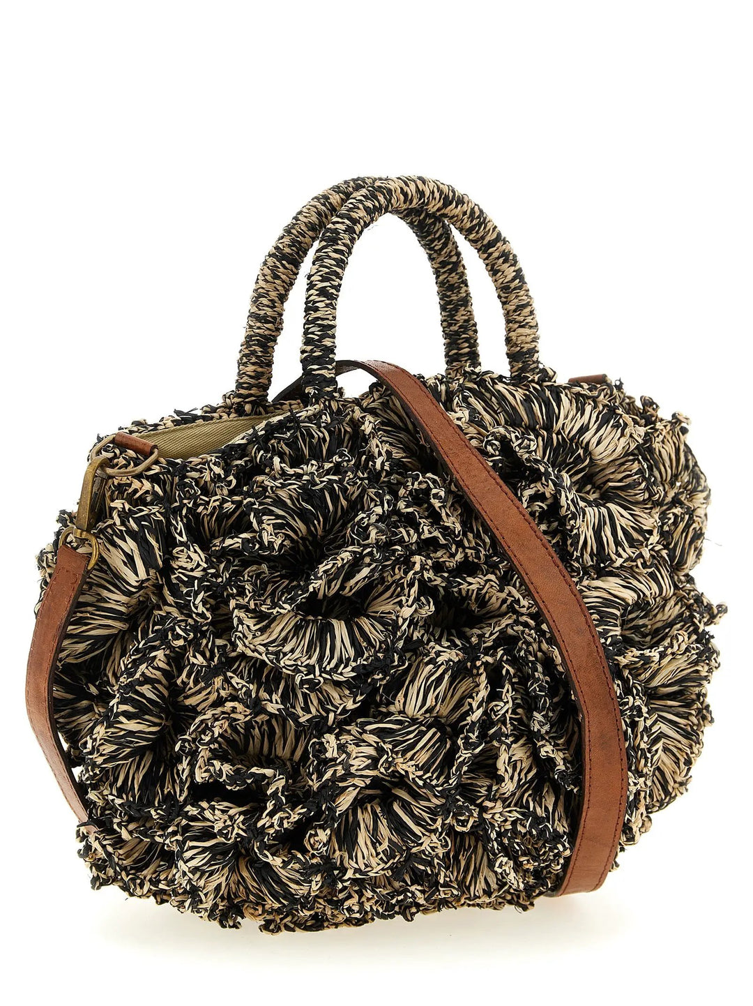 Ibeliv Sample Sale | Ibeliv Bicolor Raffia Handbag - | Designer outlet