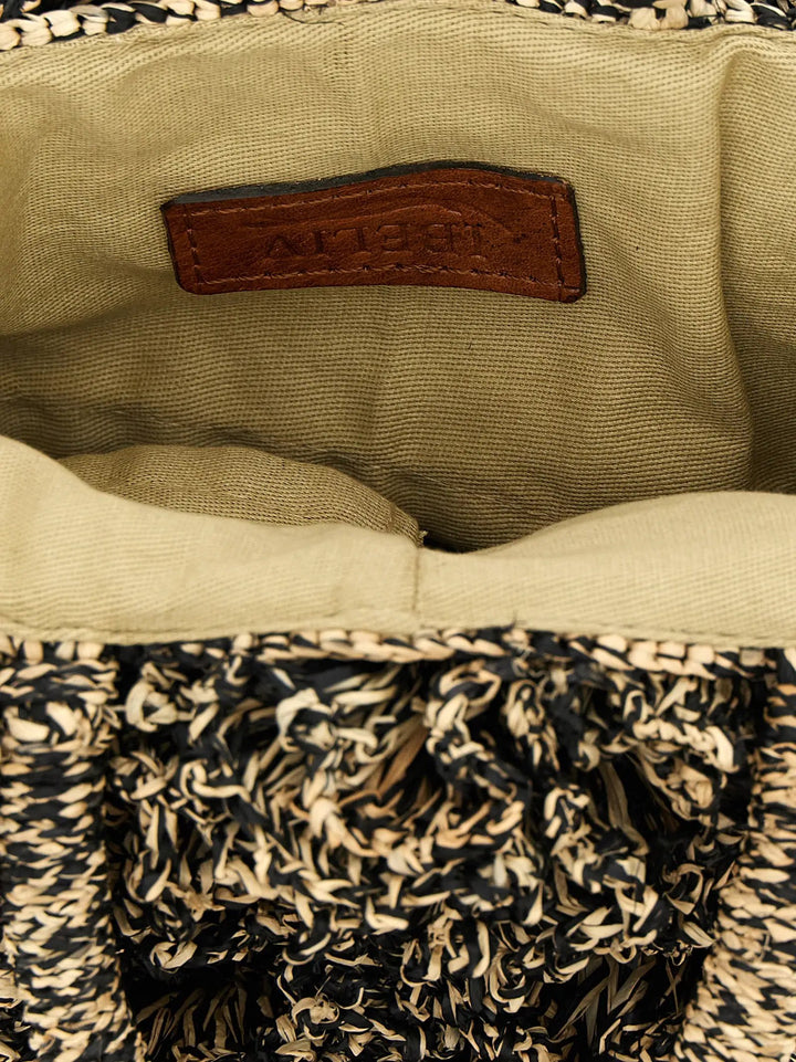 Ibeliv Sample Sale | Ibeliv Bicolor Raffia Handbag - | Designer outlet
