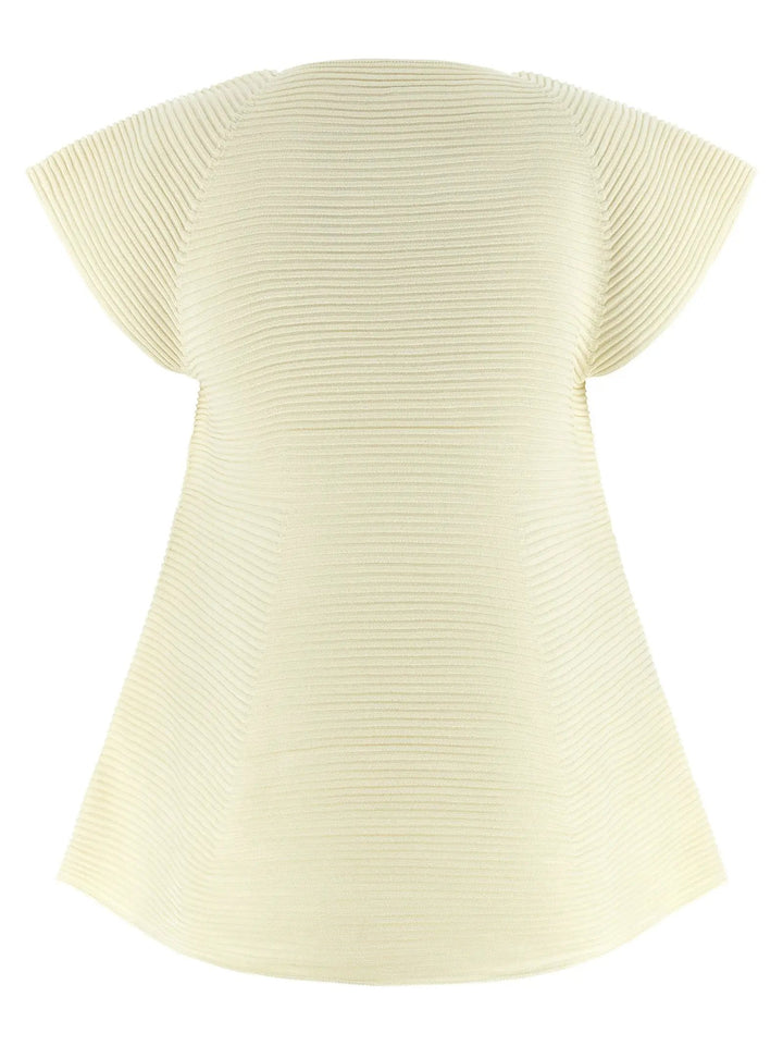 Issey Miyake Bicolor Polyester Short Dress