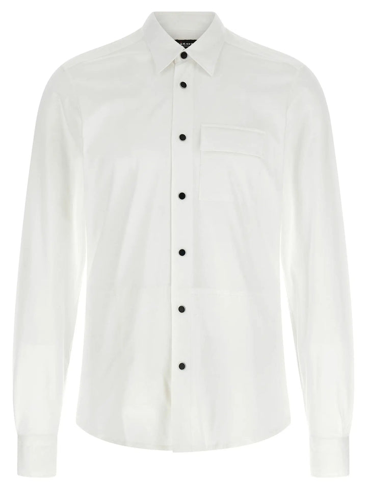 Kiton White Cotton Blouse