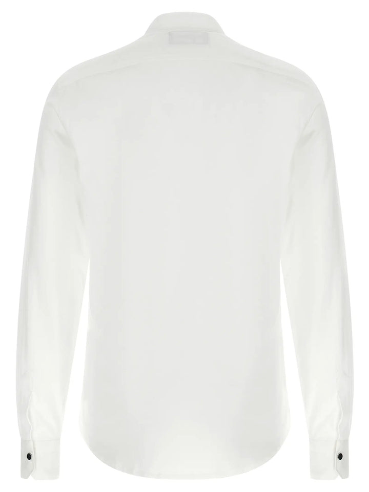 Kiton White Cotton Blouse