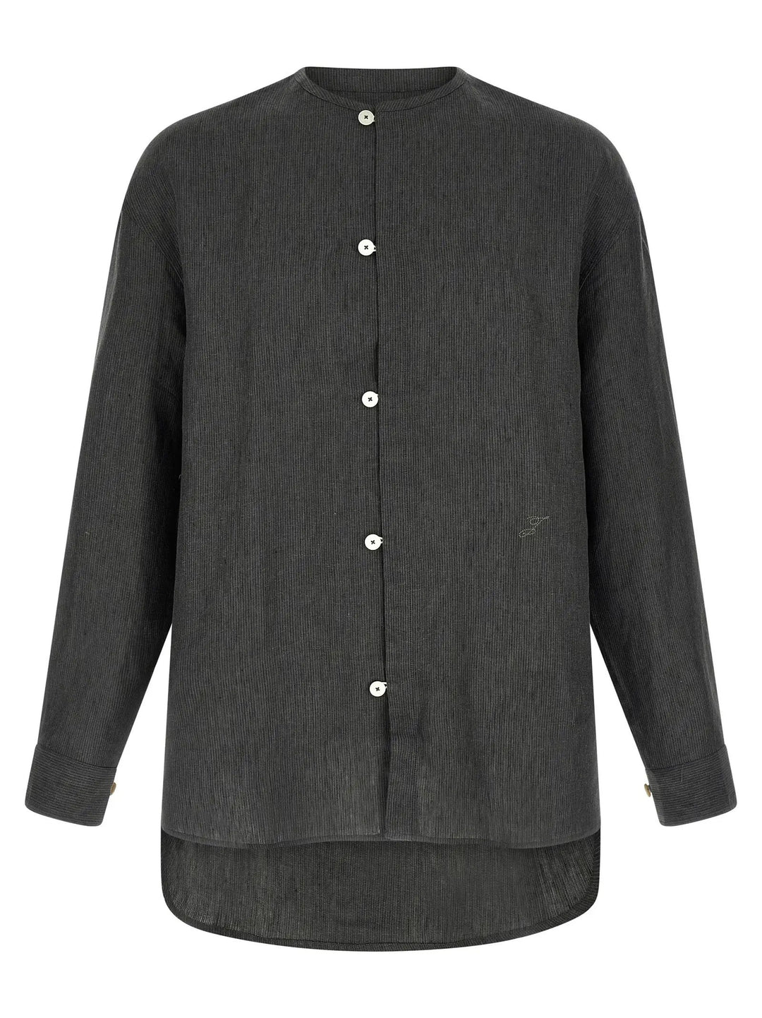 Jacquemus Gray Linen Blouse