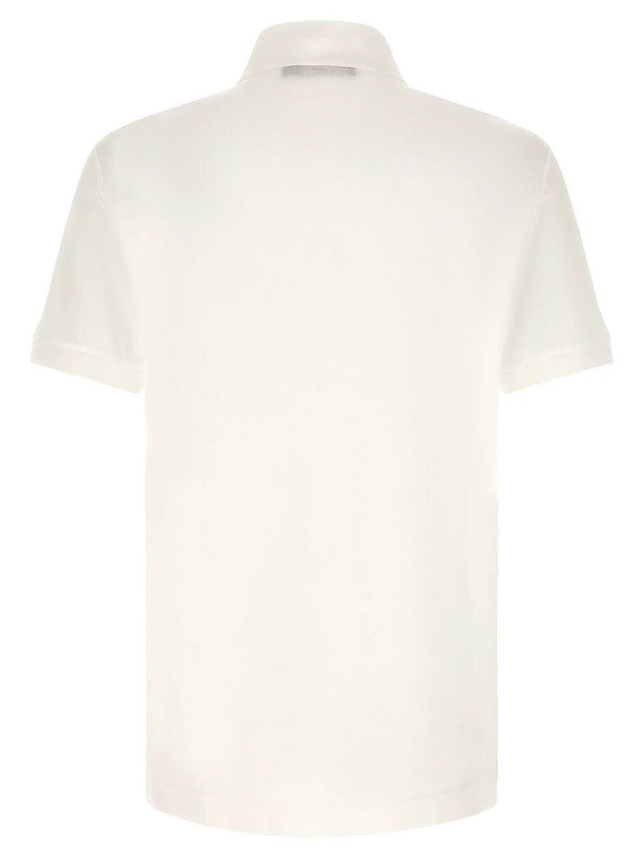 Dolce &amp; Gabbana White Cotton Polo Shirt