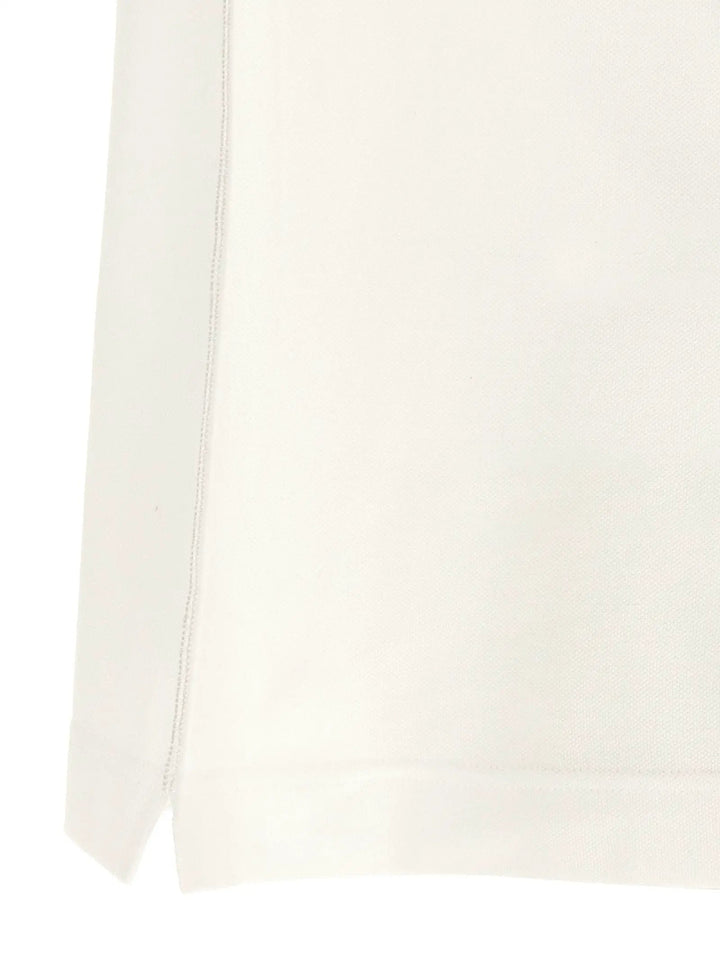 Dolce &amp; Gabbana White Cotton Polo Shirt