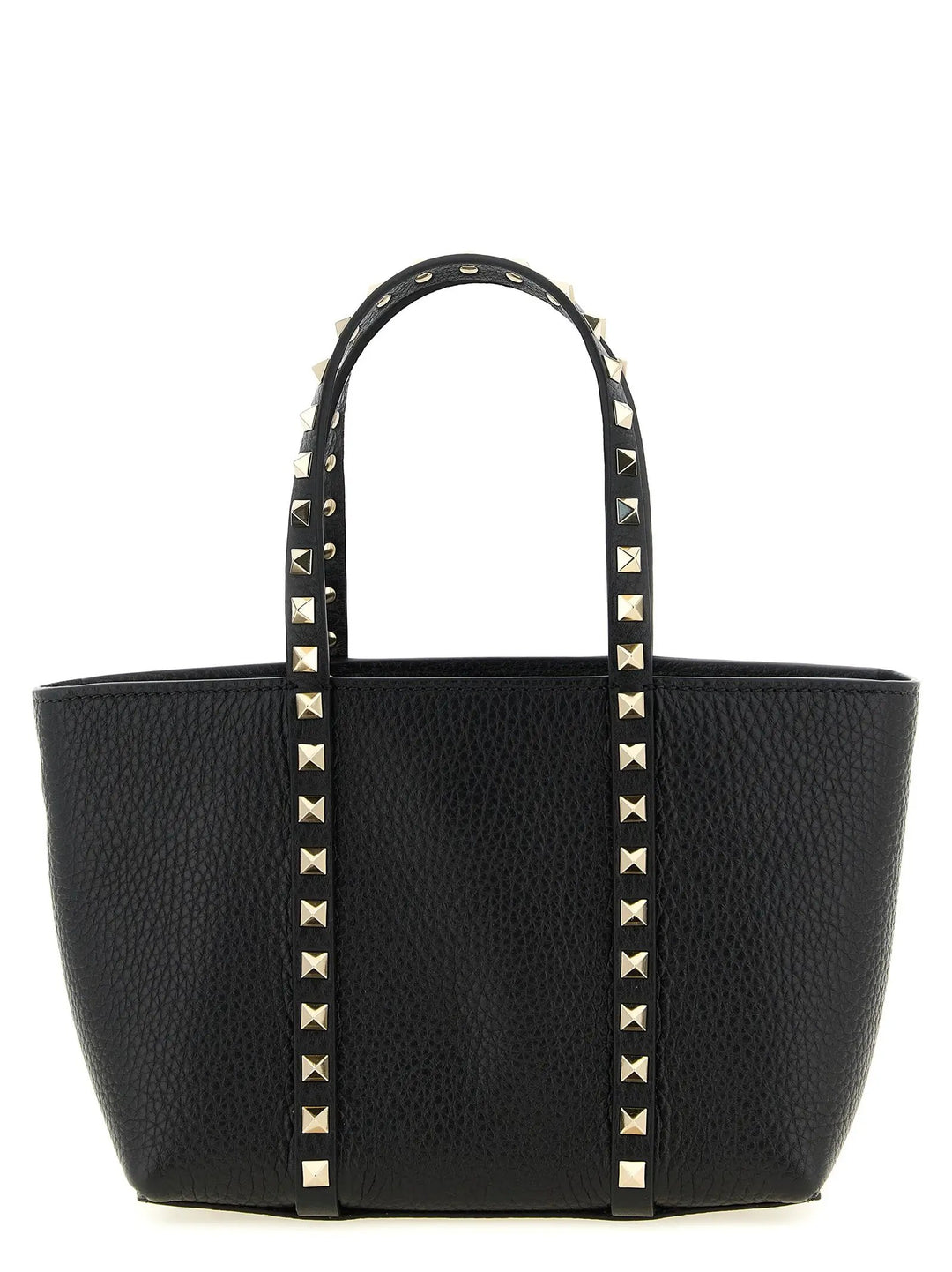Valentino Garavani Black Calfskin Tote Bag