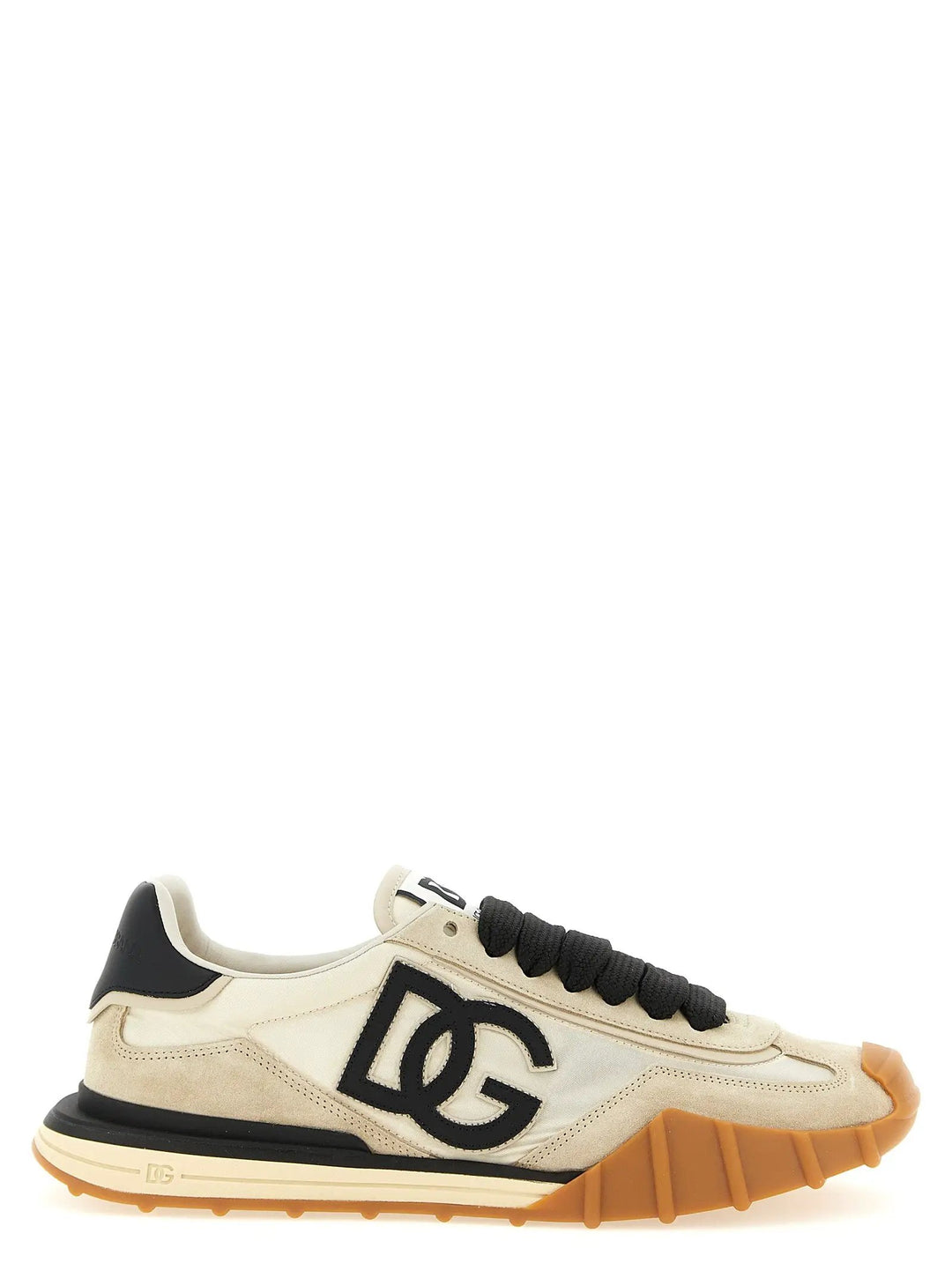 Dolce & Gabbana Sample Sale | Dolce & Gabbana Black Calfskin Athletic Sneakers - | Designer outlet
