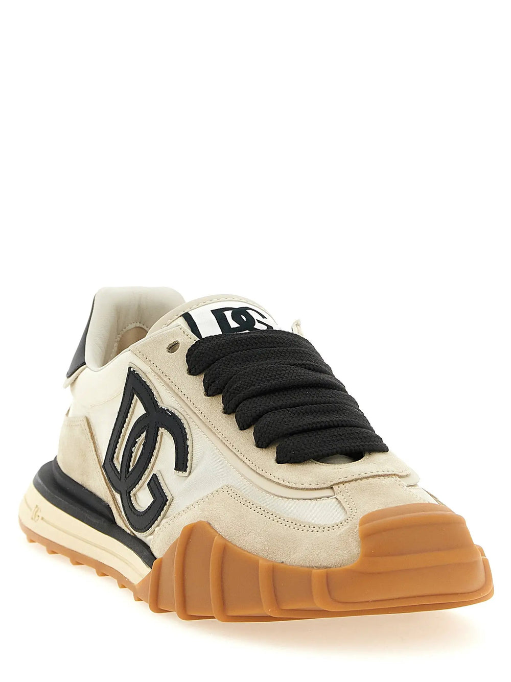 Dolce & Gabbana Sample Sale | Dolce & Gabbana Black Calfskin Athletic Sneakers - | Designer outlet