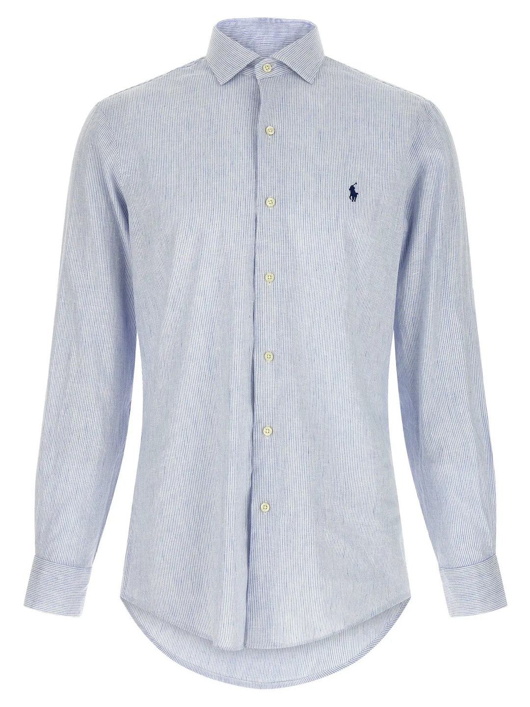 Polo Ralph Lauren Blue Linen Blouse