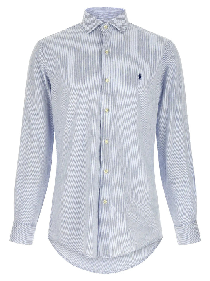 Polo Ralph Lauren Blue Linen Blouse