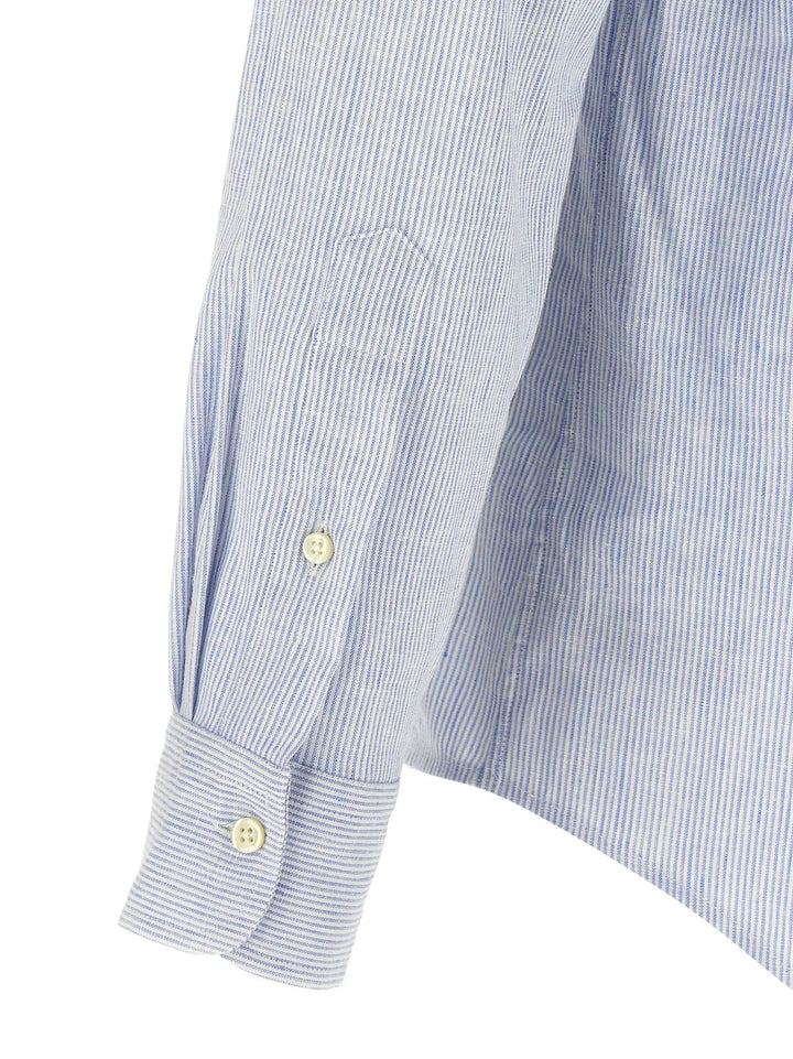 Polo Ralph Lauren Blue Linen Blouse