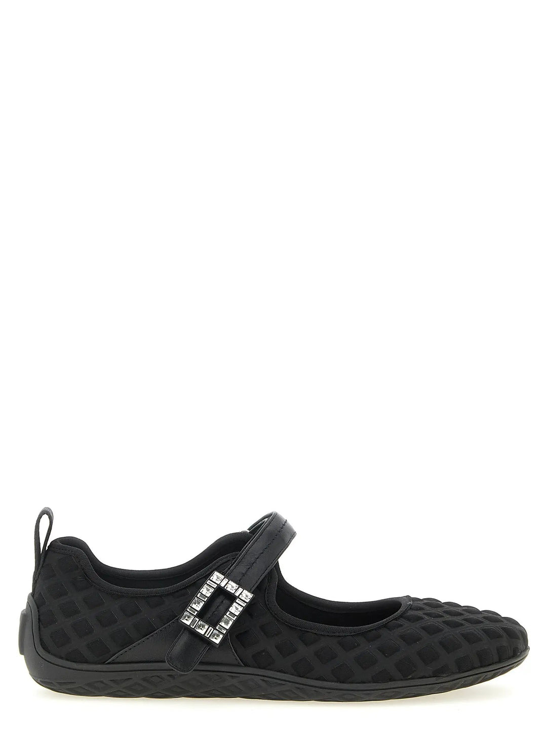 Roger Vivier Black Polyamide Ballet Flats