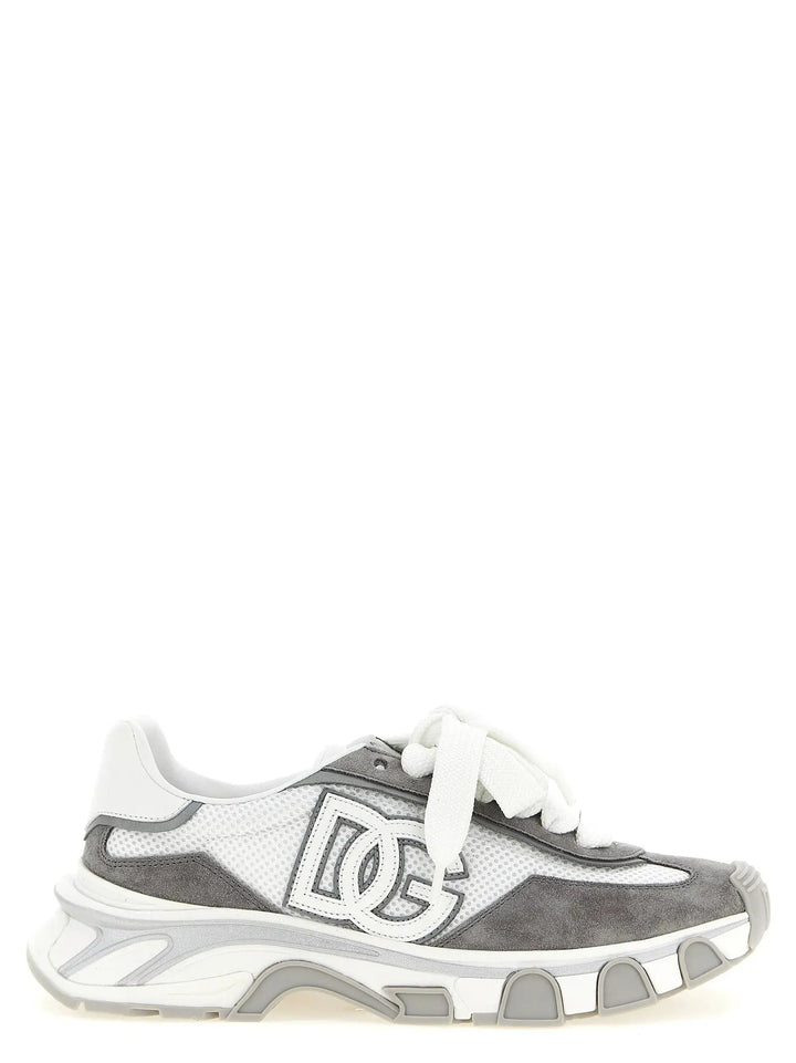 Dolce &amp; Gabbana Gray Polyester Athletic Sneakers