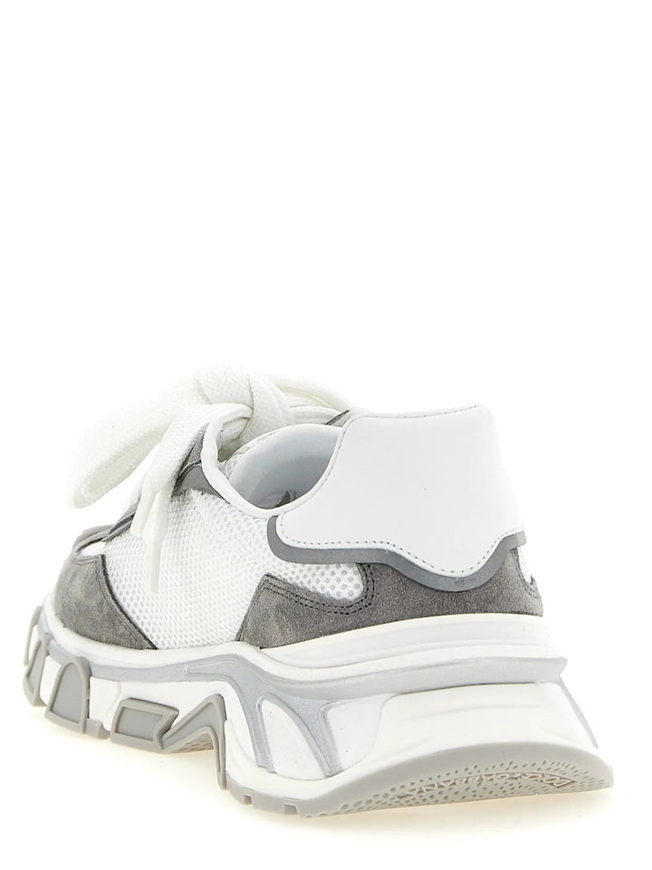 Dolce &amp; Gabbana Gray Polyester Athletic Sneakers