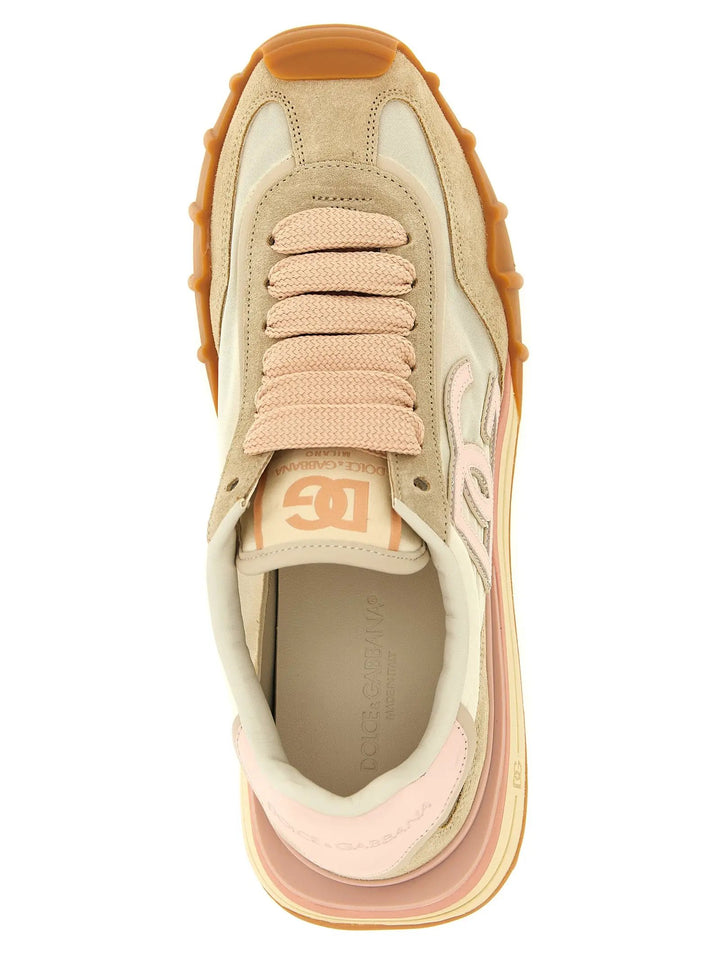 Dolce &amp; Gabbana Multicolor Polyamide Athletic Sneakers