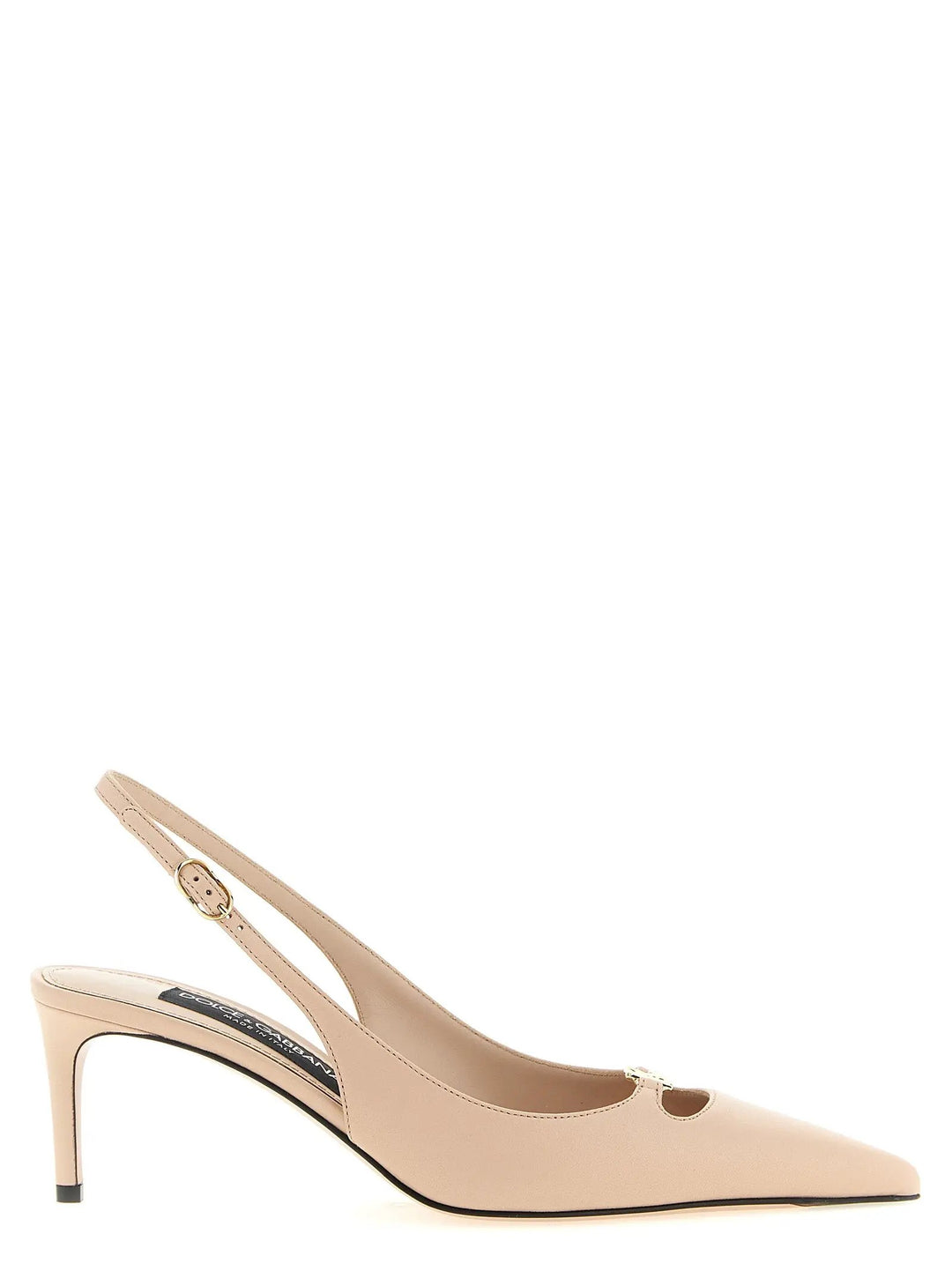 Dolce &amp; Gabbana Multicolor Lamb Leather Mid Heel Pumps