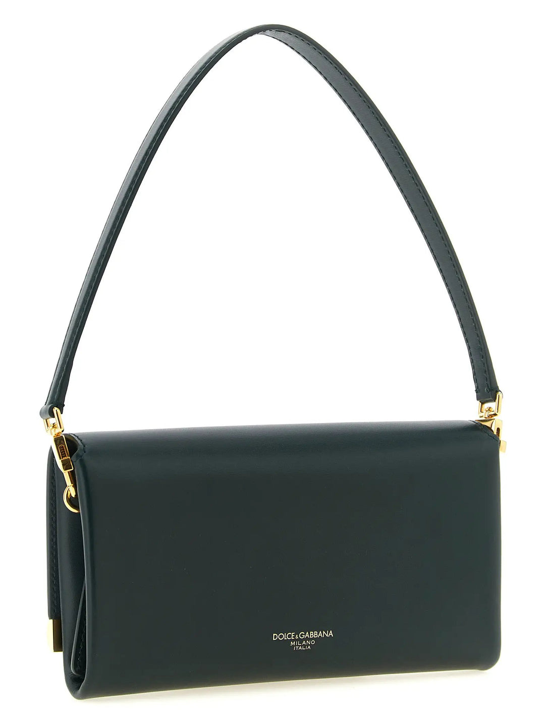 Dolce &amp; Gabbana Bicolor Calfskin Shoulder Bag