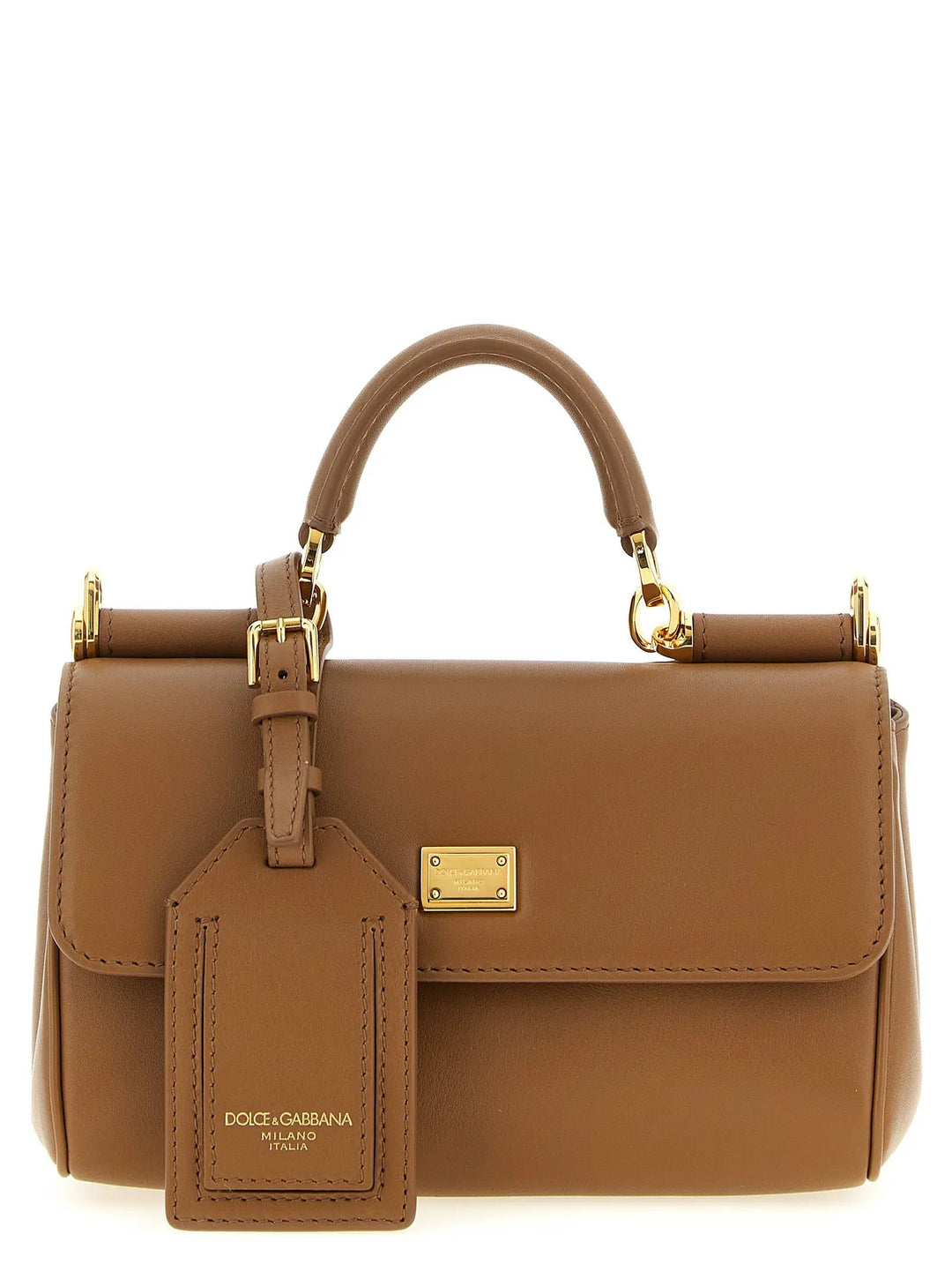 Dolce &amp; Gabbana Brown Calfskin Handbag