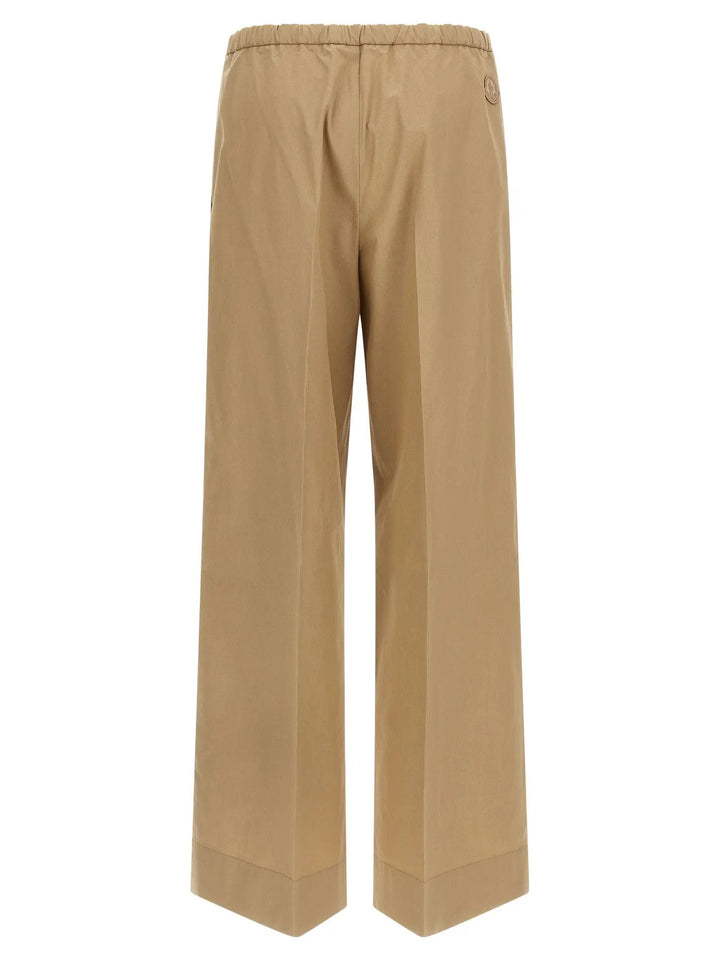 Moncler Beige Cotton Casual Pants