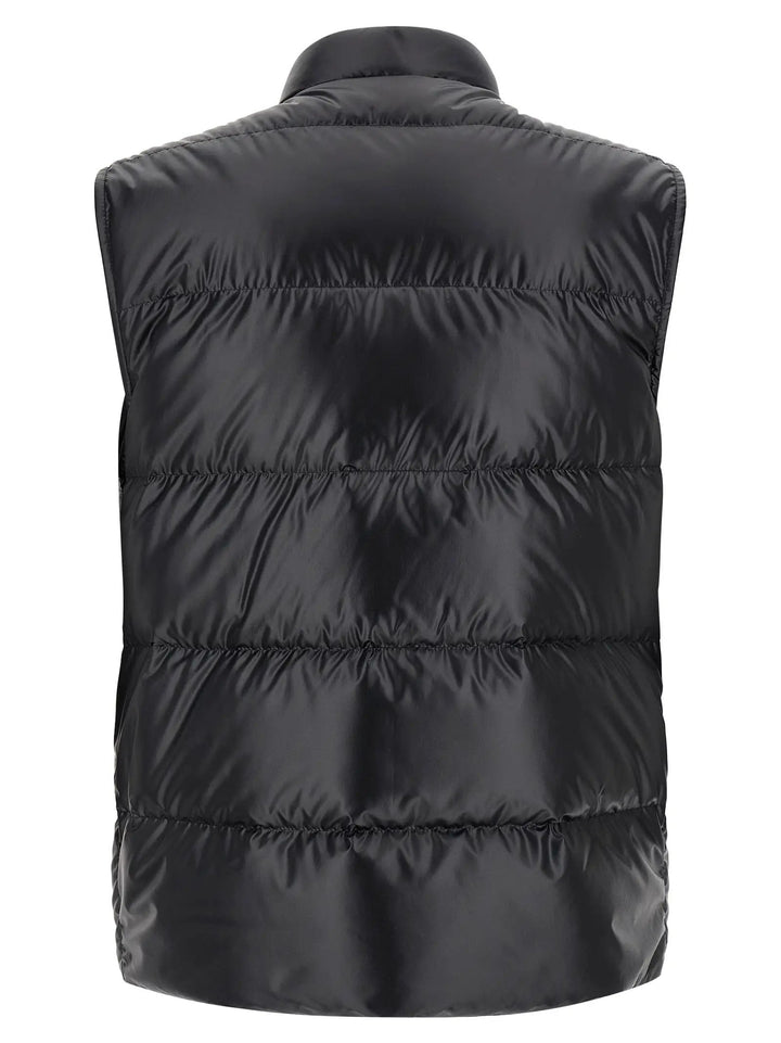 Moncler Blue Polyester Sleeveless Jacket