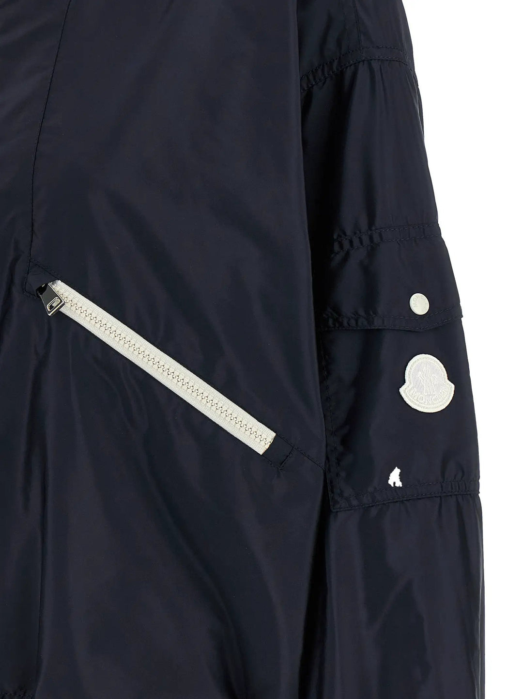 Moncler Blue Polyamide Shell Jacket