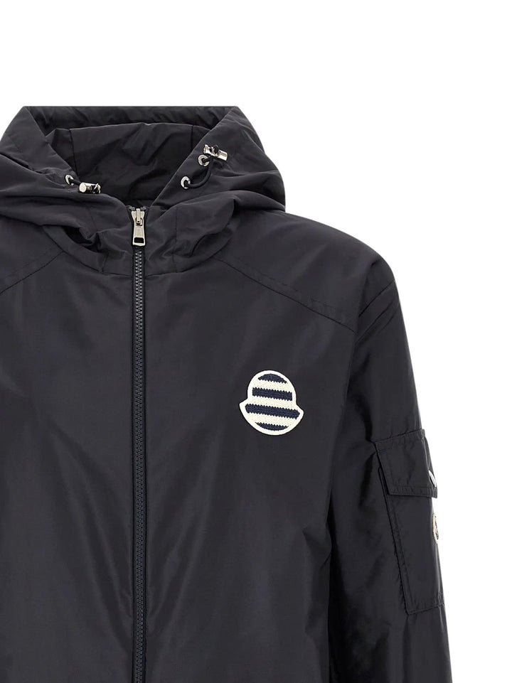 Moncler Blue Polyamide Shell Jacket