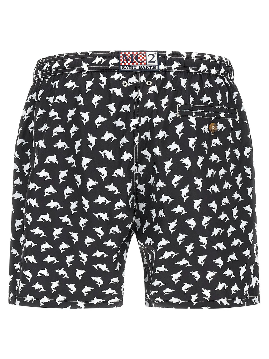 MC2 Saint Barth Bicolor Polyester Swim Shorts