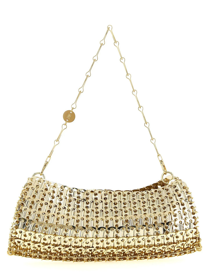 Paco Rabanne Gold Brass Clutch Bag