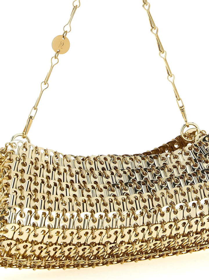 Paco Rabanne Gold Brass Clutch Bag