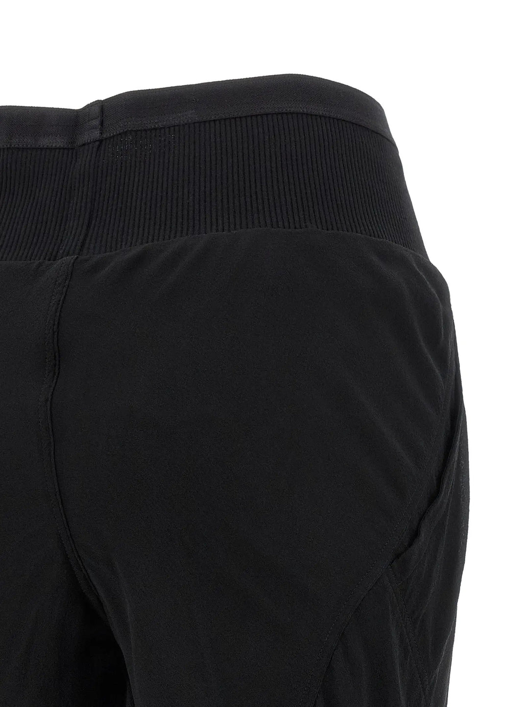 Rick Owens Black Silk Flared Pants