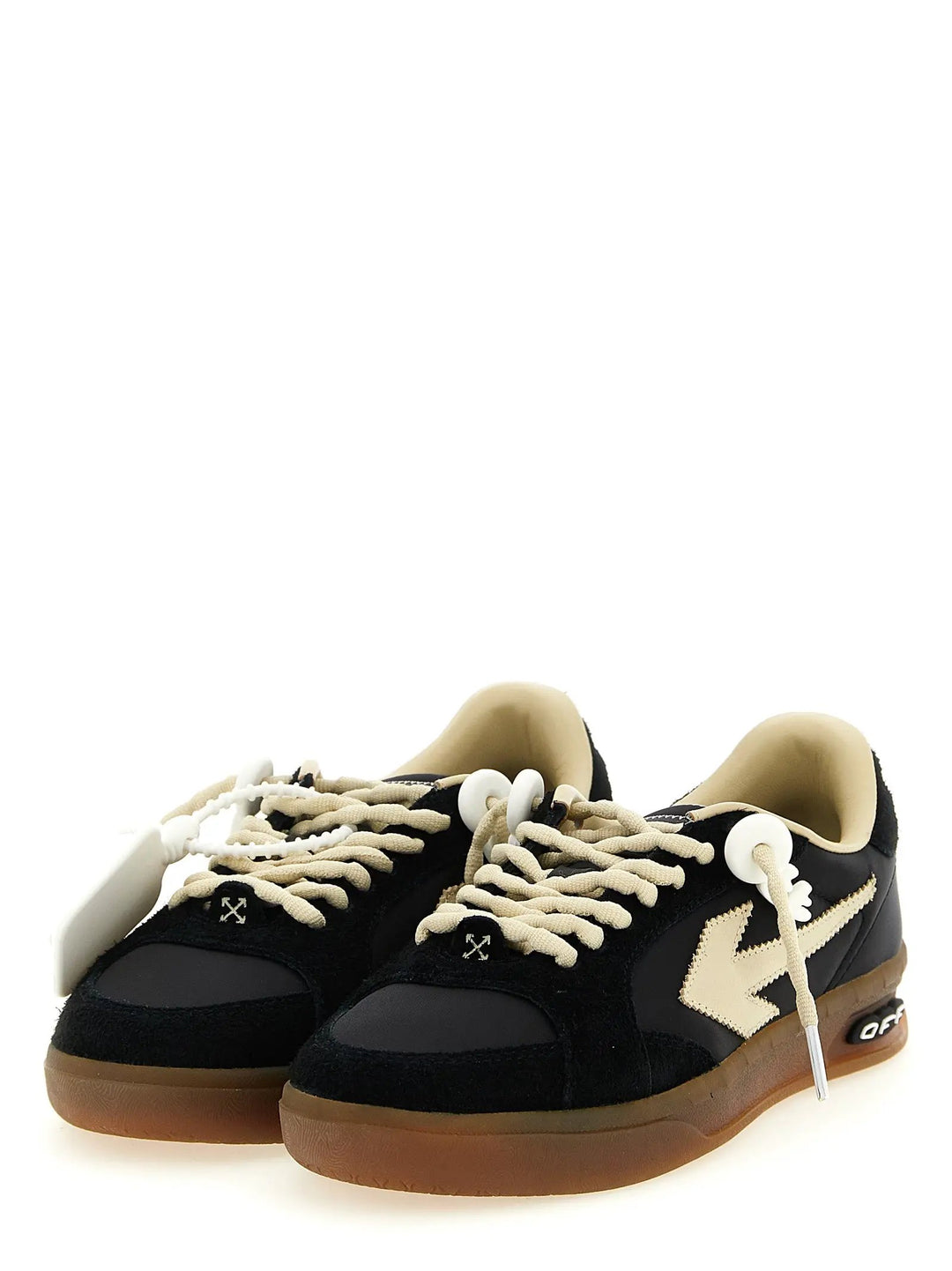 Off-White Black Nylon Athletic Sneakers