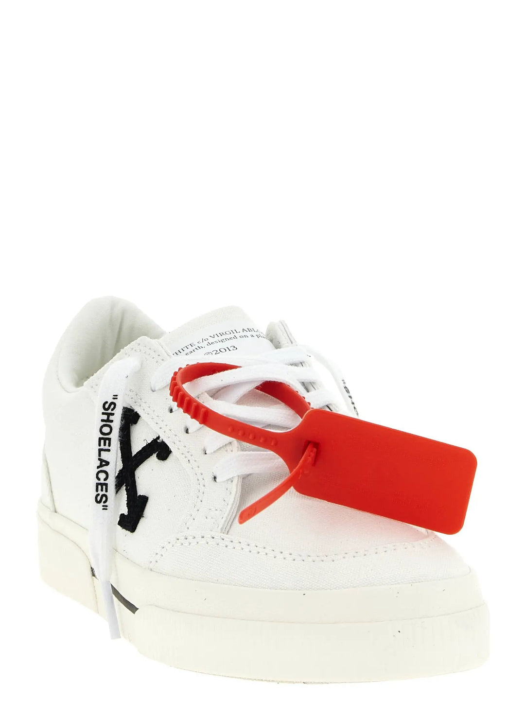 Off-White Sample Sale | Off-White Bicolor Cotton Low Top Sneakers - | Designer outlet