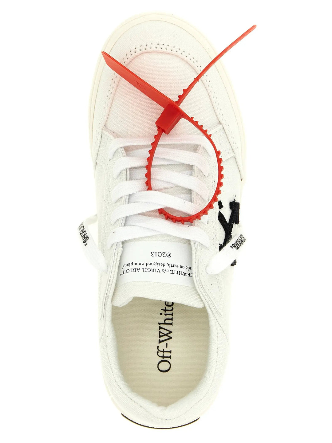 Off-White Sample Sale | Off-White Bicolor Cotton Low Top Sneakers - | Designer outlet