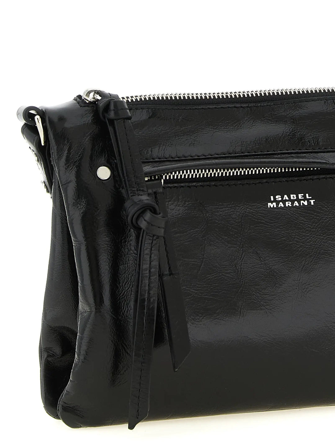 Isabel Marant Black Calfskin Crossbody Bag