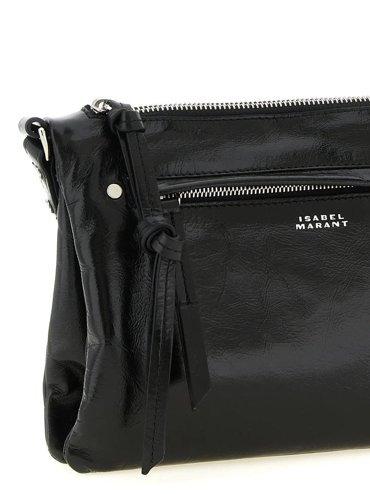 Isabel Marant Black Calfskin Crossbody Bag