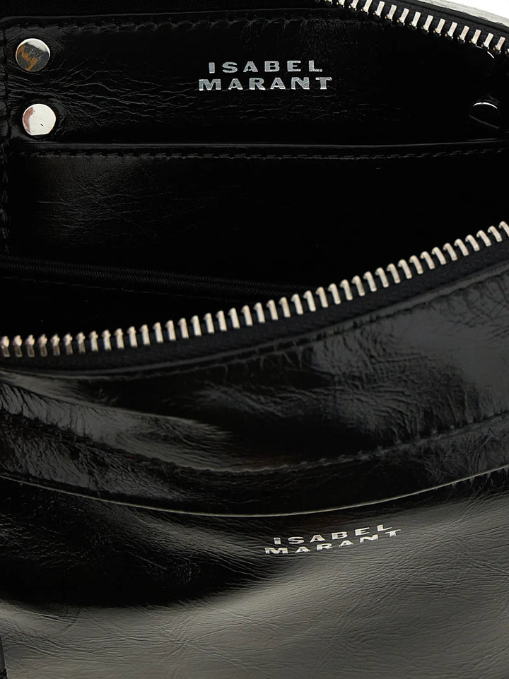 Isabel Marant Black Calfskin Crossbody Bag