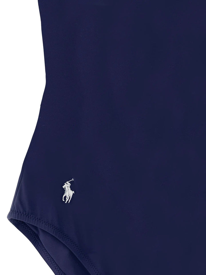Polo Ralph Lauren Blue Nylon One-Piece Swimsuit