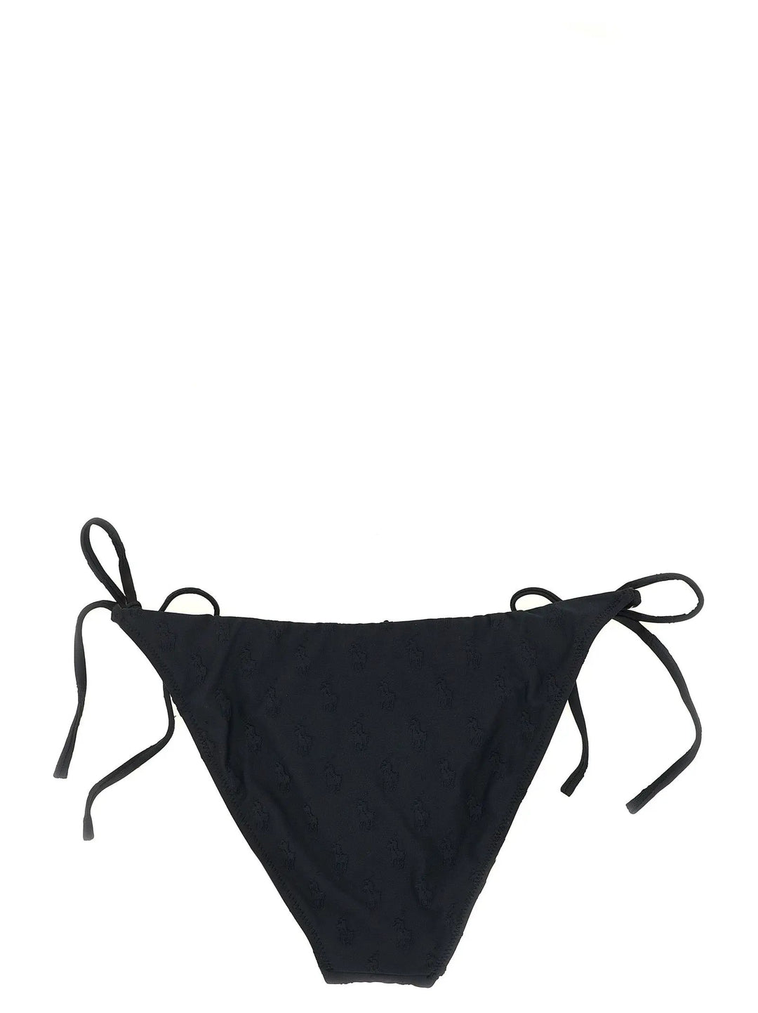 Polo Ralph Lauren Black Recycled Polyester Bikini