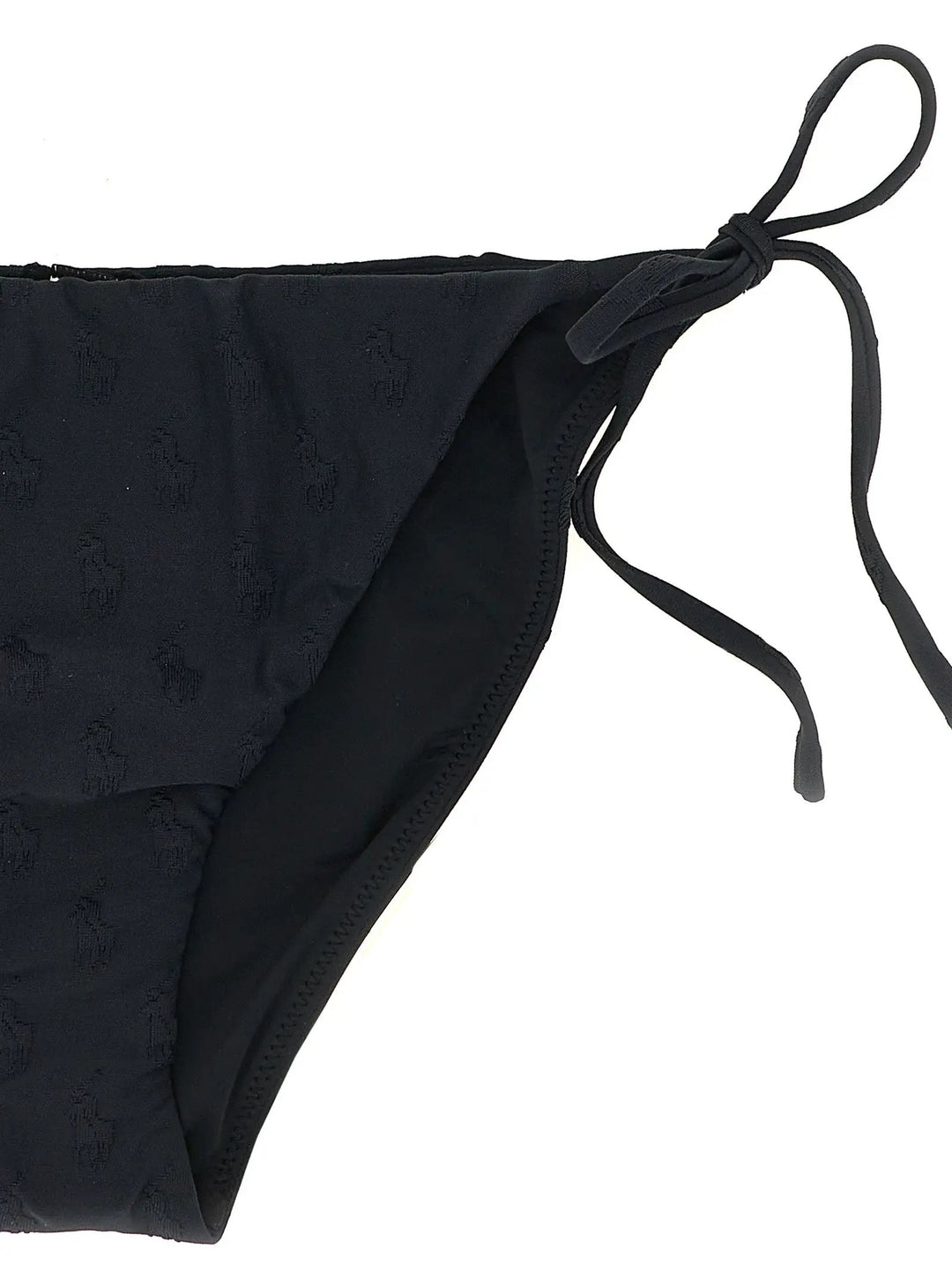 Polo Ralph Lauren Black Recycled Polyester Bikini