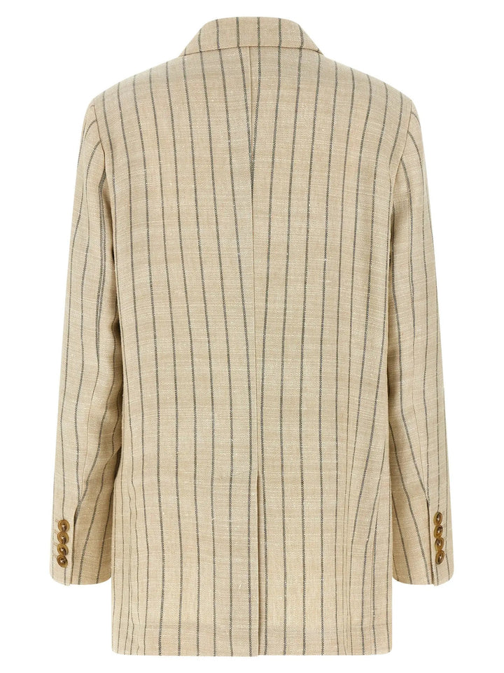 Blazé Milano Beige Cotton Blazer