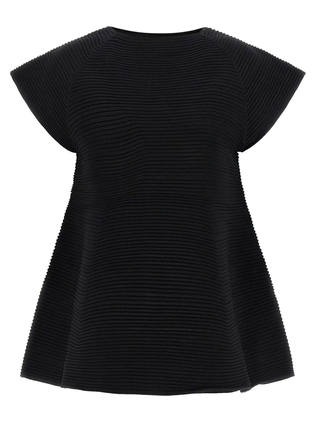 Issey Miyake Black Polyester Short Dress