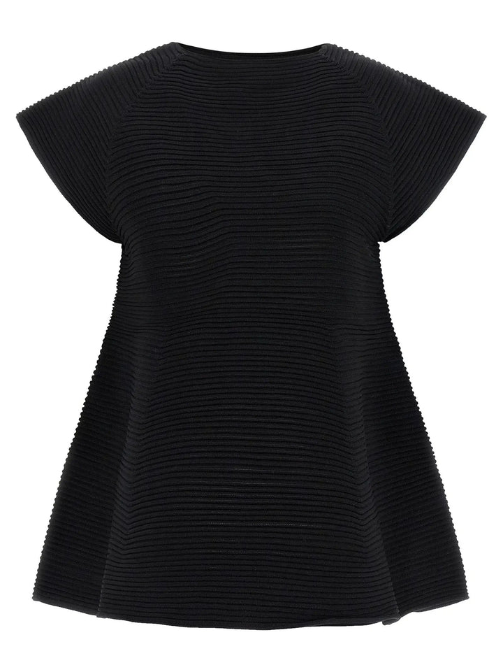 Issey Miyake Black Polyester Short Dress