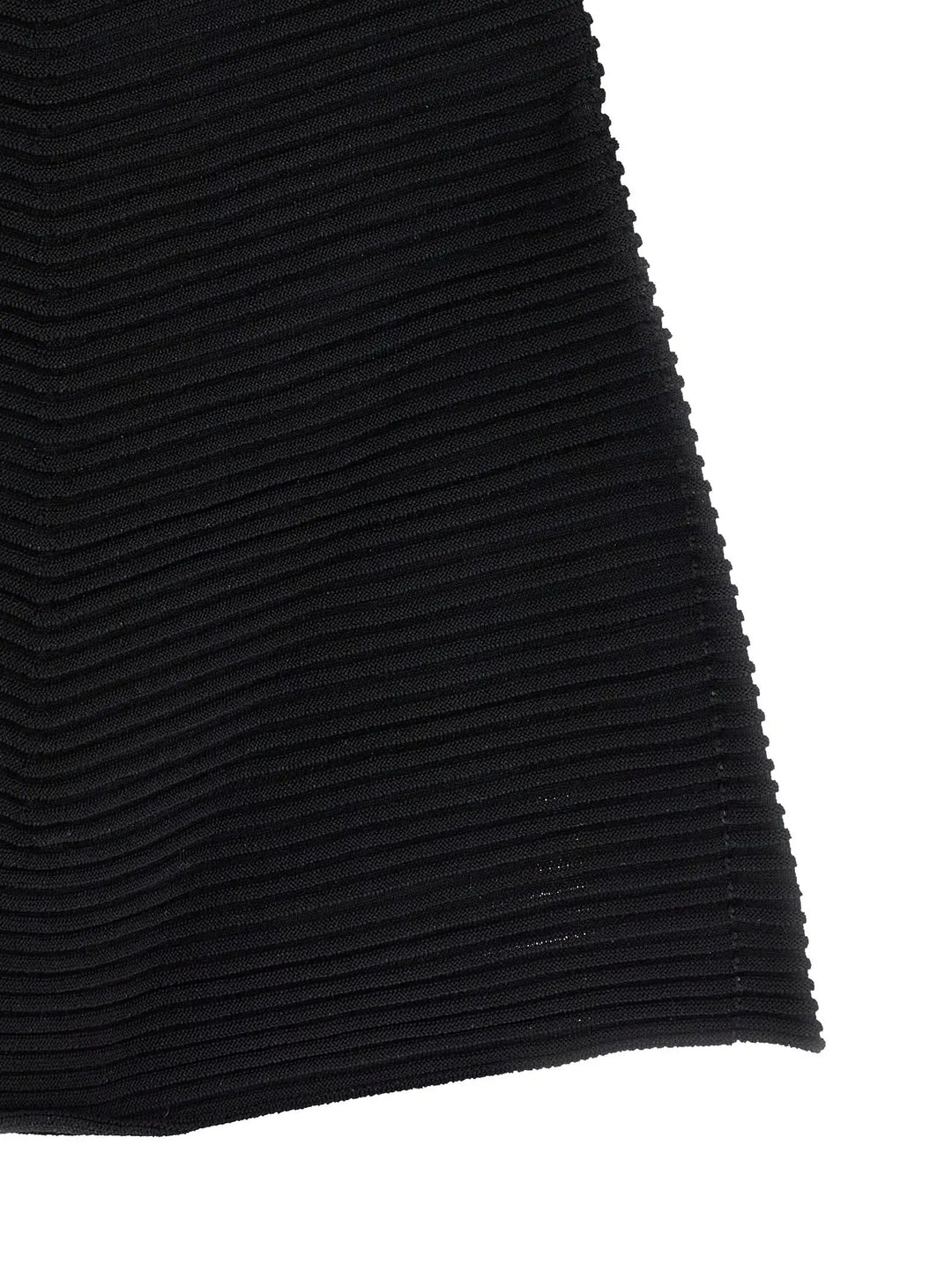 Issey Miyake Black Polyester Short Dress