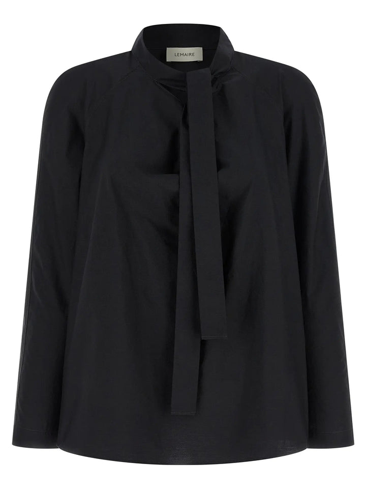 Lemaire Black Cotton Blouse