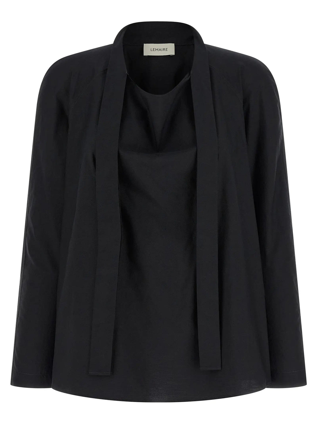 Lemaire Black Cotton Blouse