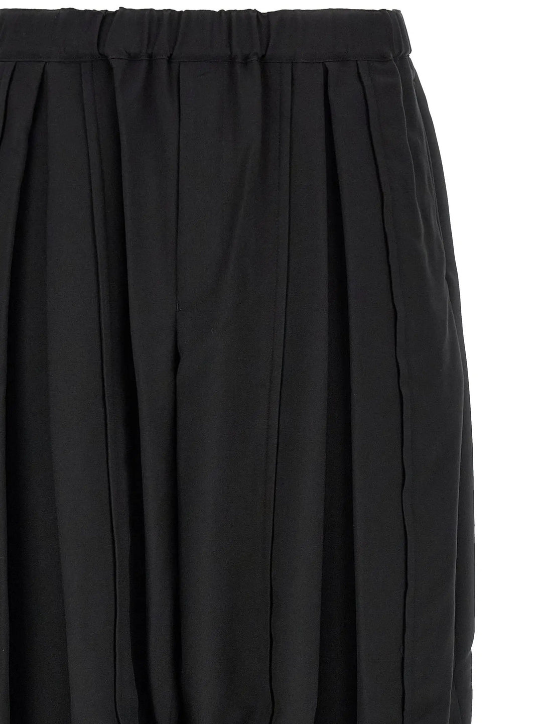 Comme Des Garçons Black Polyester Casual Pants