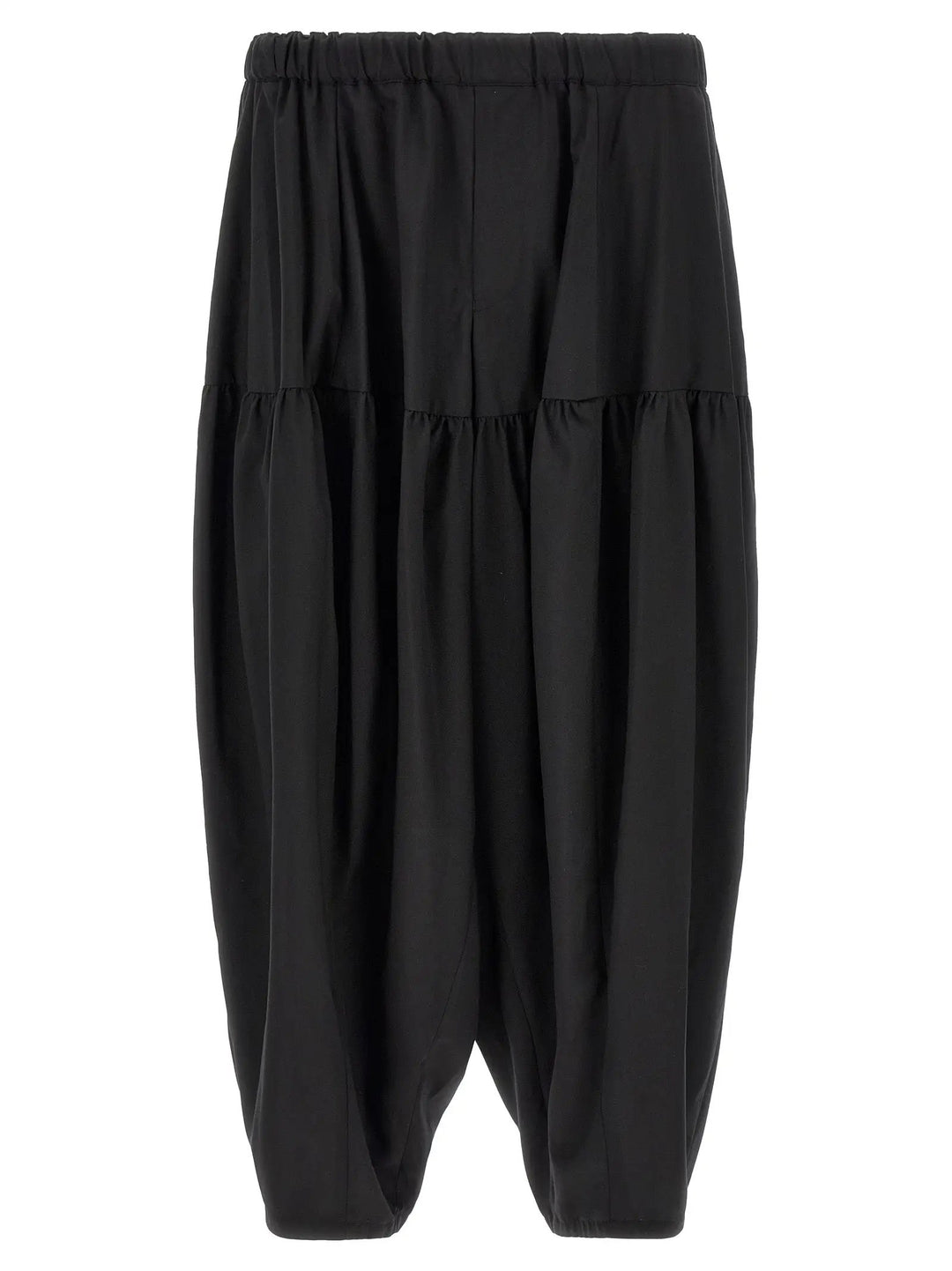 Comme Des Garçons Black Polyester Casual Pants
