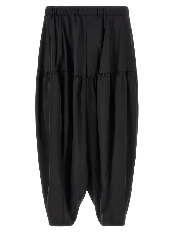 Comme Des Garçons Black Polyester Casual Pants