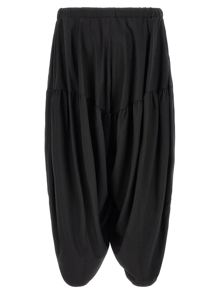Comme Des Garçons Black Polyester Casual Pants