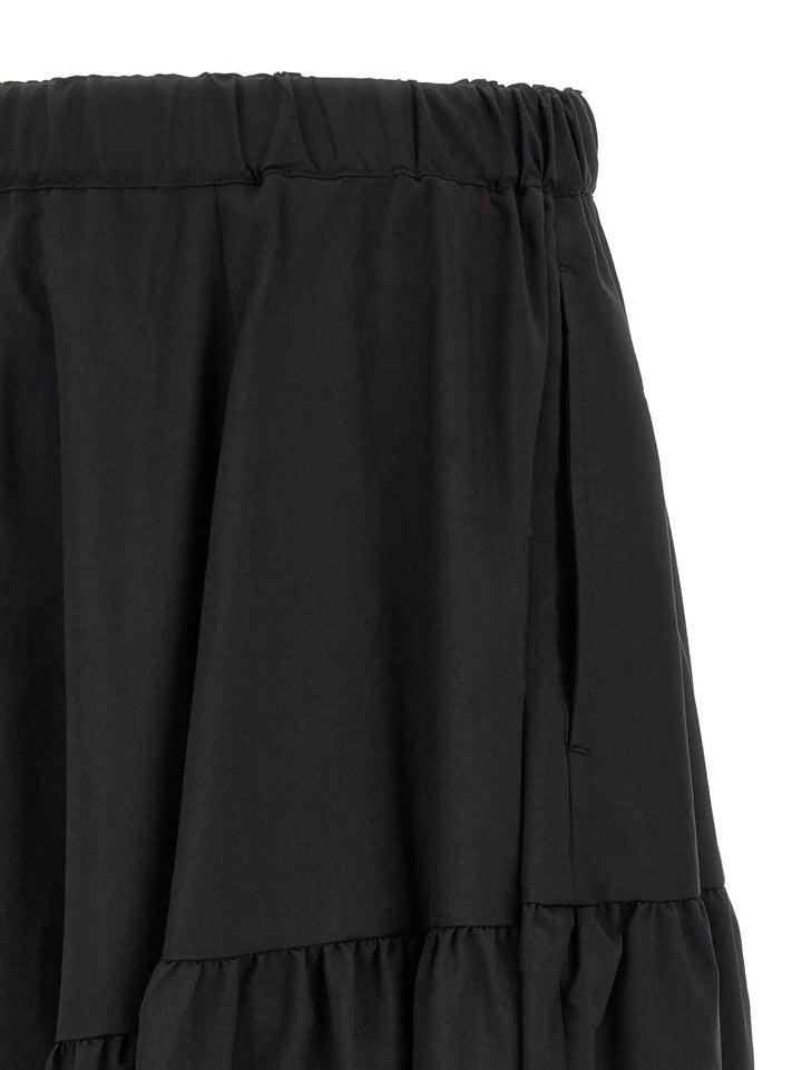 Comme Des Garçons Black Polyester Casual Pants